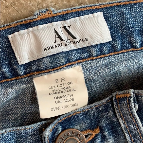 Armani Exchange Helix Light Stone Wash Jeans - Picture 4 of 8